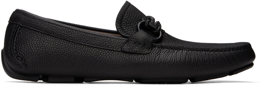 Ferragamo Black Gancini Ornament Loafers Salvatore Ferragamo display picture 3