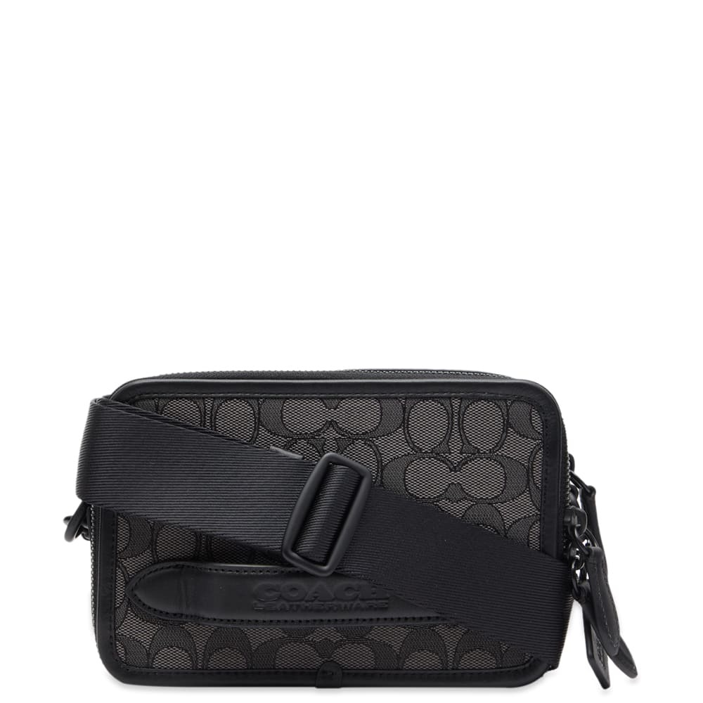 Coach◆Charter Crossbody In Signature Canvas Charcoal COACH Charter Crossbody in Signature Jacquard, Charcoal