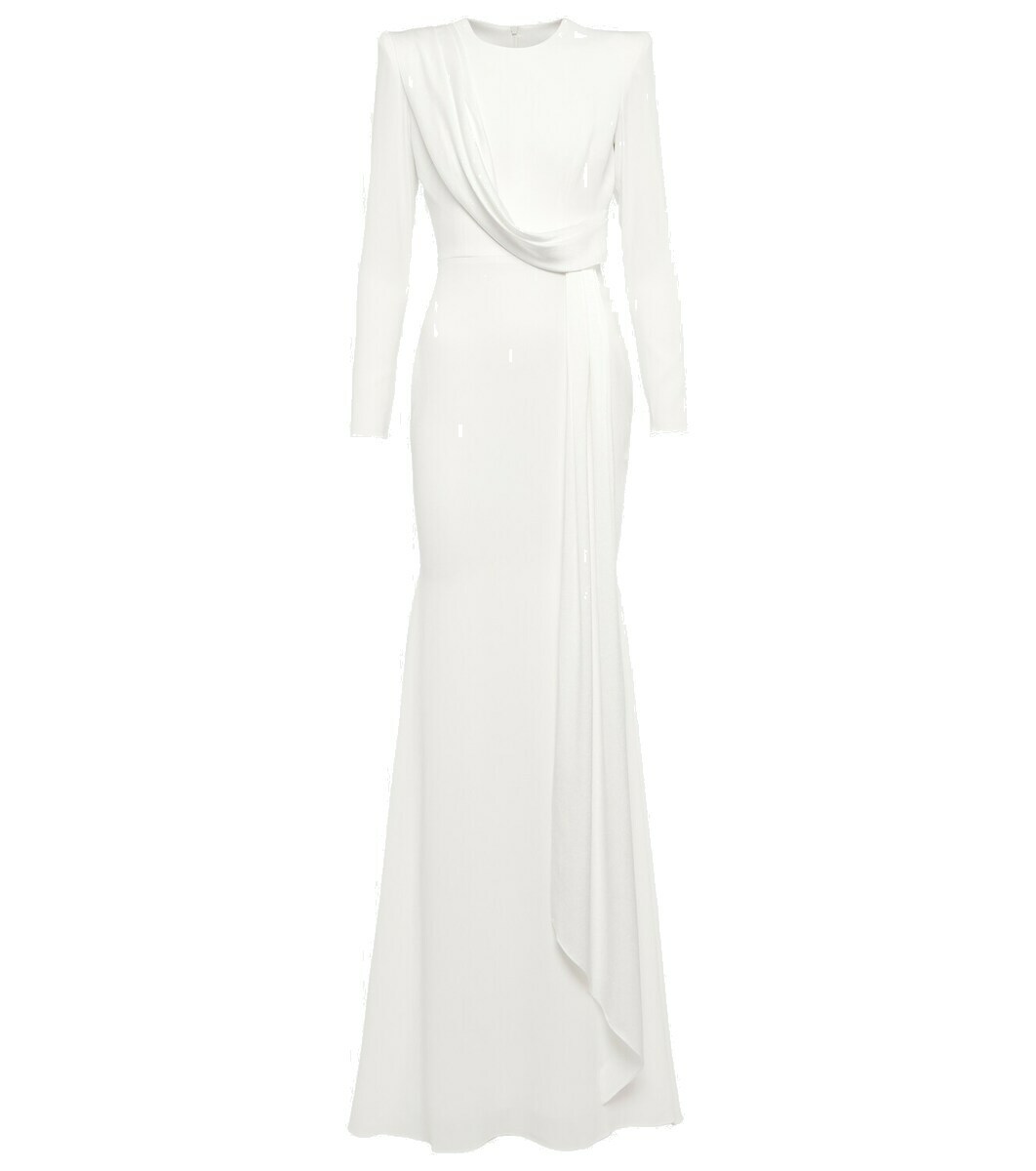 Alex Perry Bridal Maxwell satin-crêpe bridal gown Alex Perry