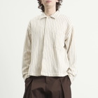 A Kind of Guise Men's Rumba Shirt in Blue Panama Stripe