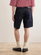 NN07 - Otis Straight-Leg Organic Denim Shorts - Blue