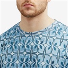 Dries Van Noten Men's Hertz Print T-Shirt in Blue