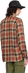 the Shepherd UNDERCOVER Orange & Yellow Check Shirt