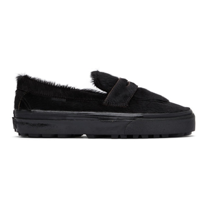 Photo: Vans Black Faux-Pony Style 53 LX Loafers