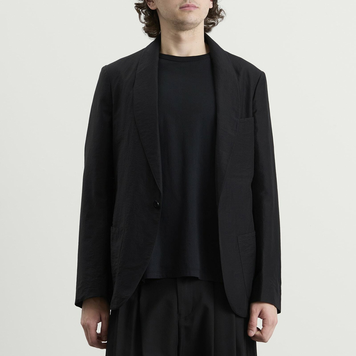 Maison Margiela Men's Double Pocket Blazer in Dark Blue