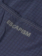 Pas Normal Studios - Escapism Slim-Fit Logo-Print Stretch-Ripstop Cycling Jersey - Blue