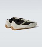 McQueen Boxe suede-trimmed sneakers
