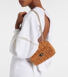 Valentino Garavani Rockstud Spike Small moiré shoulder bag