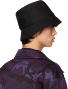 Valentino Garavani Black 'VLTN' Bucket Hat