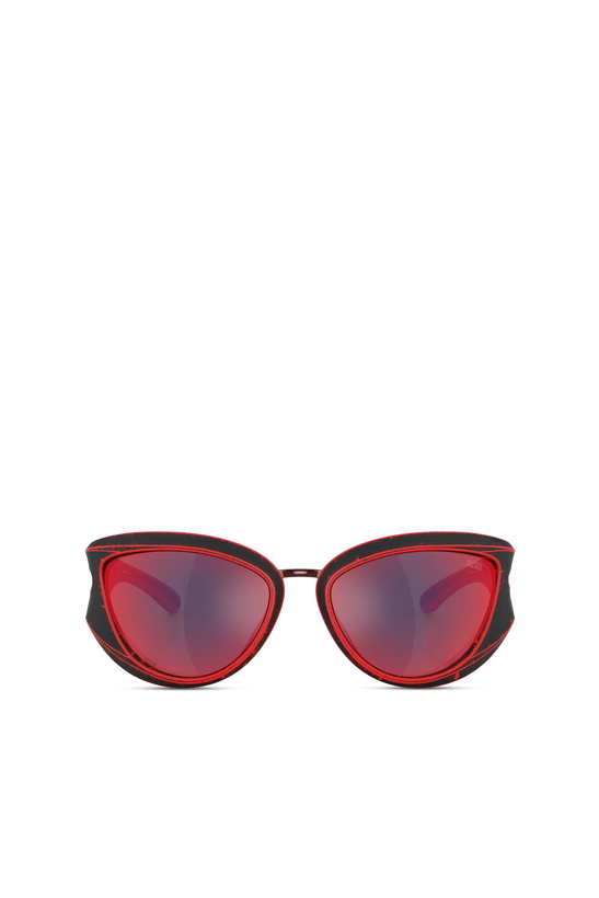 Photo: Diesel - Sunglasses - Unisex - Red