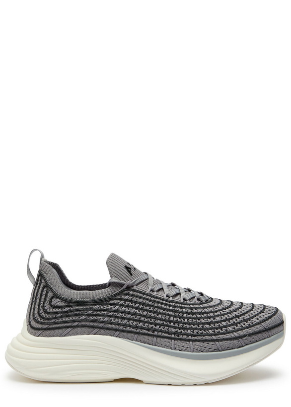 Photo: Athletic Propulsion Labs Techloom Zipline Knitted Sneakers Grey