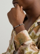 PATTARAPHAN - Tri Anya Baby Cycle 14-Karat White Gold Onyx Bracelet
