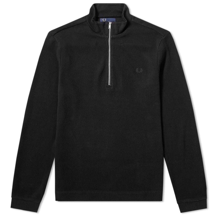 Photo: Fred Perry Half Zip Rib Pullover