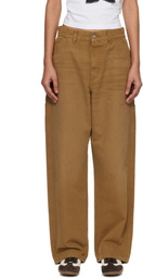 Carhartt Work In Progress Tan Brandon Single Knee Jeans