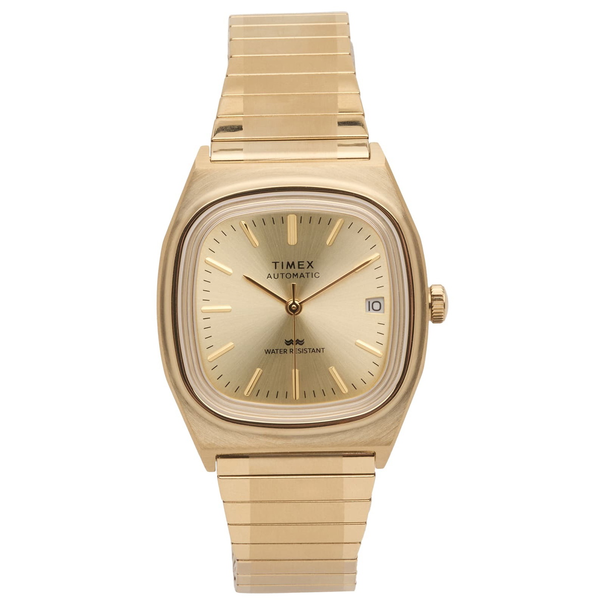 Timex Automatic 1983 E-line Reissue 34mm Watch in Gold 