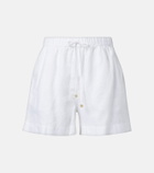 Heidi Klein White Bay linen shorts
