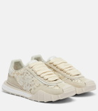Dolce&Gabbana Runner suede-trimmed lace sneakers