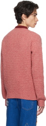 Marni Red Embroidered Sweater