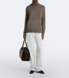 The Row Marlo Medium leather tote bag