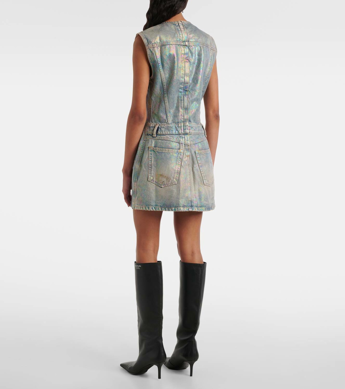 【Acne Studios】 Coated denim twill minidress Acne Studios Coated denim twill minidress Acne Studios