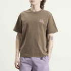 Karma8a Men's Washed T-Shirt in Brown