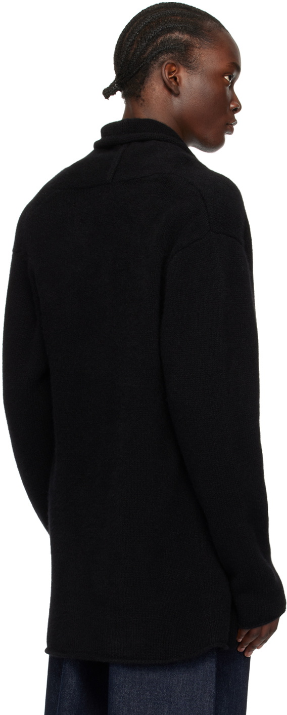The Elder Statesman Black Italy Smoking Cardigan The Elder Statesman