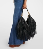 Chloé Foulard fringed leather shoulder bag