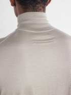 Zegna - Cashmere and Silk-Blend Turtleneck Sweater - Brown