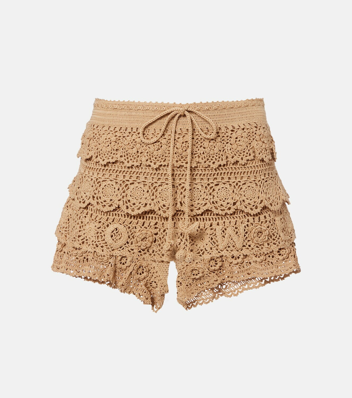 Loewe Paula's Ibiza crochet cotton micro shorts