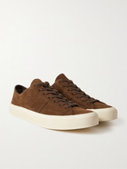 TOM FORD - Cambridge Nubuck Sneakers - Brown