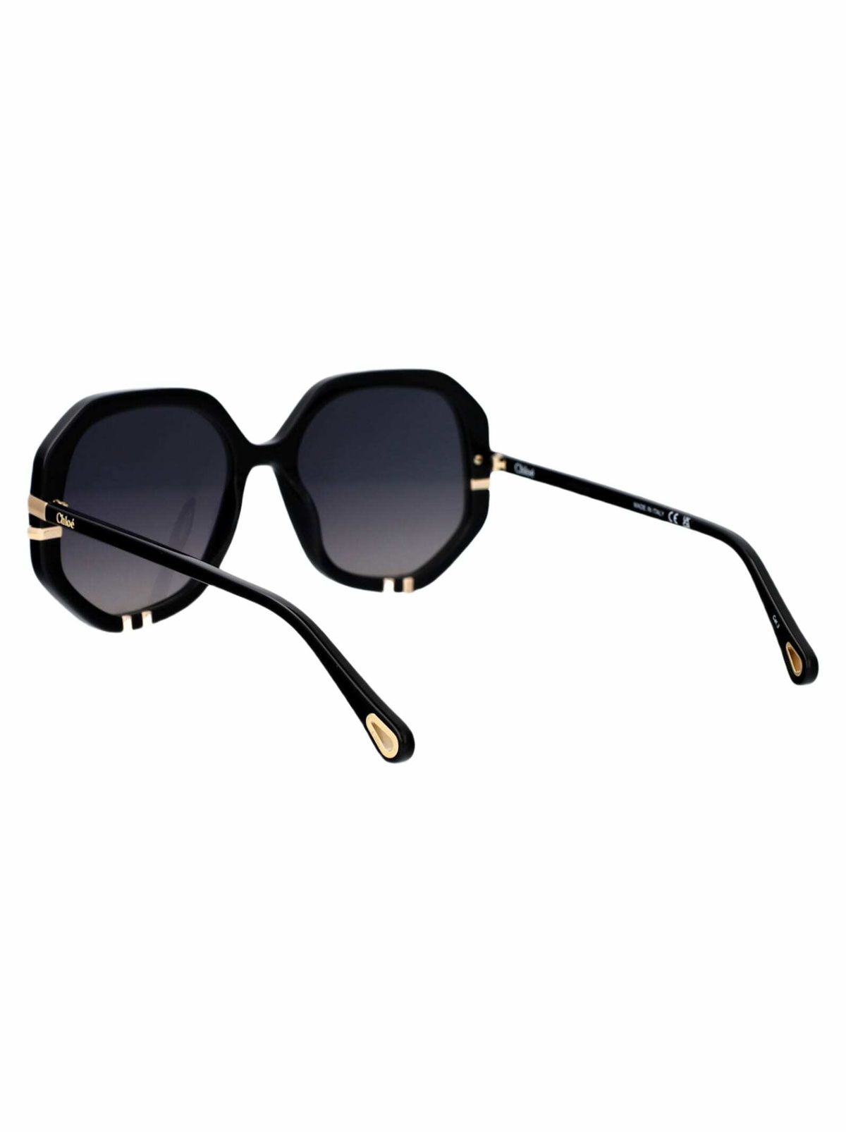 Chloé Oversized CH0105S Sunglasses Chloe Sunglasses CH0105S 004 Tortoise Grey Gradient | eBay main image 2