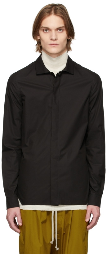 Photo: Rick Owens Black Office Shirt