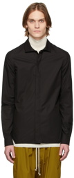 Rick Owens Black Office Shirt