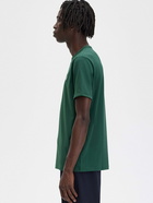 Fred Perry T Shirt Green   Mens