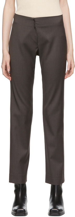 Photo: Gabriela Coll Garments Brown No.139 Loro Piana Trousers