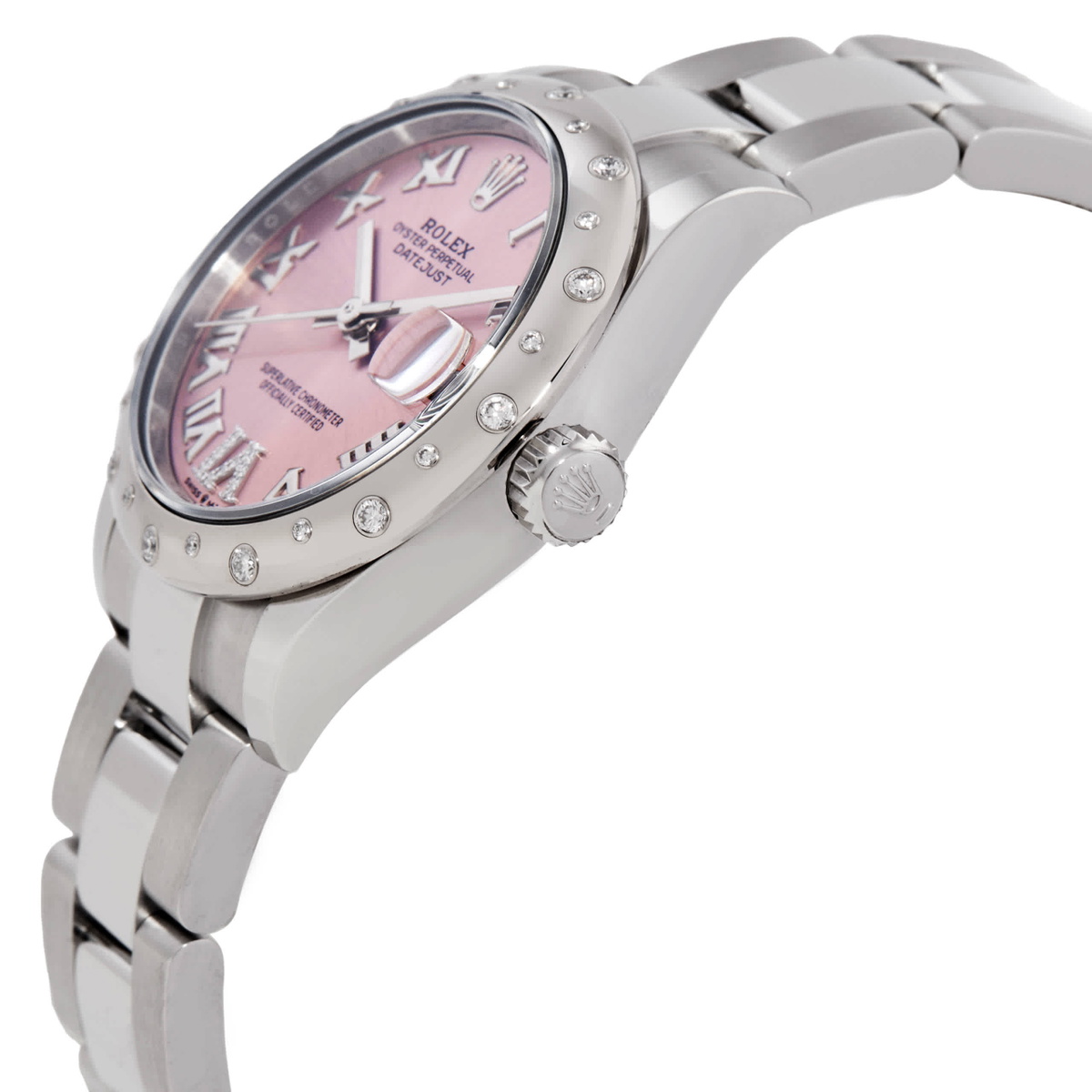 Rolex Datejust 31 Automatic Diamond Pink Dial Ladies Watch 278344PRDO