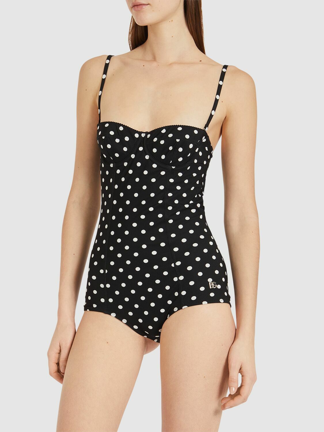 DOLCE & GABBANA Polka Dots One Piece Swimsuit