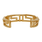 Versace Gold Greek Key Cuff Bracelet