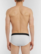 TOM FORD - Stretch-Cotton Briefs - White