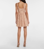 REDValentino Glitter tulle minidress