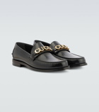 Gucci - Logo leather loafers