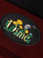 DIME - Allergie Logo-Appliquéd Ribbed-Knit Beanie