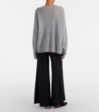 Lisa Yang Ainsley cotton and cashmere wide-leg pants