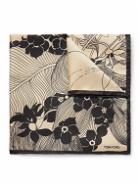TOM FORD - Floral-Print Silk-Twill Pocket Square