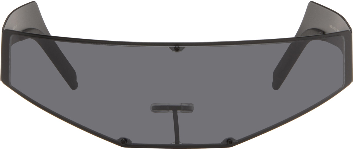 Rick Owens Black Cyclops Sunglasses