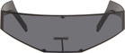 Rick Owens Black Cyclops Sunglasses