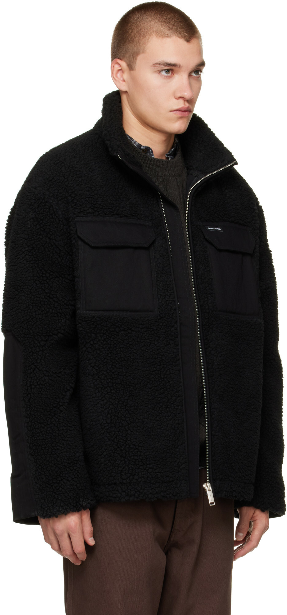 Canada Goose Black Harrier Fleece Jacket