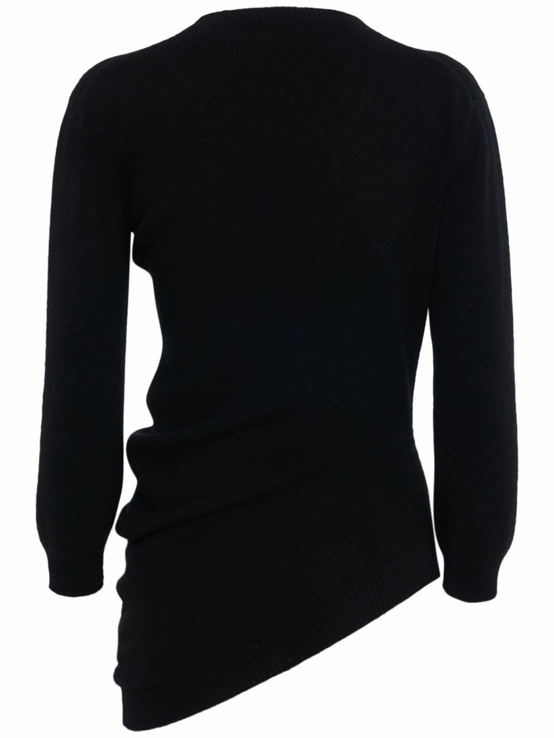 LORO PIANA Queenstown Ruched Cashmere Knit Sweater Loro Piana