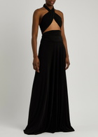 Norma Kamali Jersey Maxi Dress Black