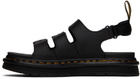 Dr. Martens Black Soloman Sandals